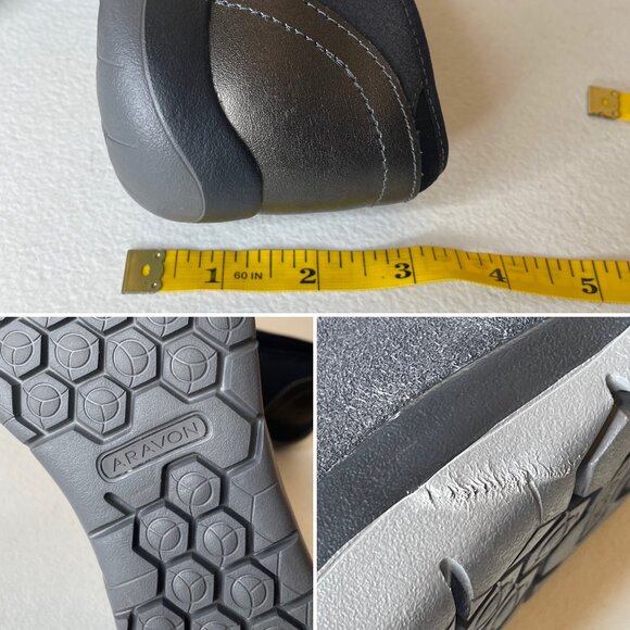 Aravon Wembly Side Zip Faux Suede Shoes Size 8.5 Narrow - Picture 15 of 16